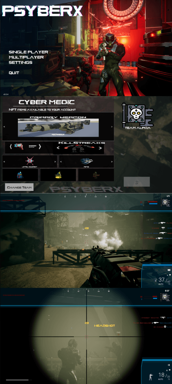 An image of the PsyberX project.